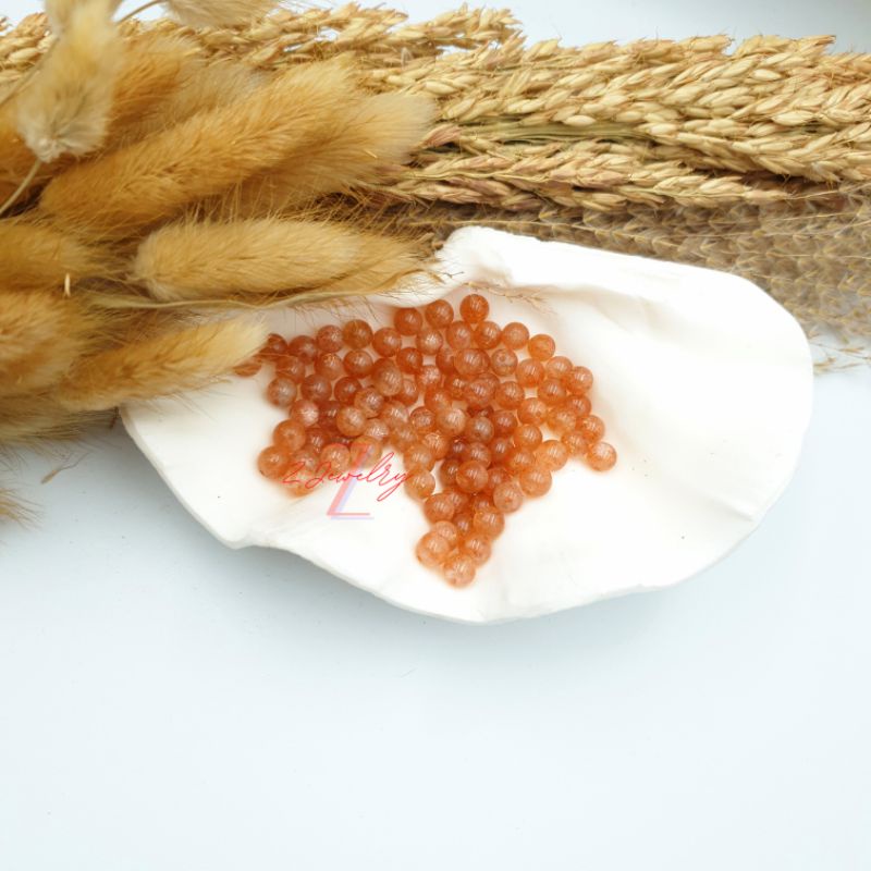 1 Hạt Đá Mặt Trời Sunstone Thiên Nhiên