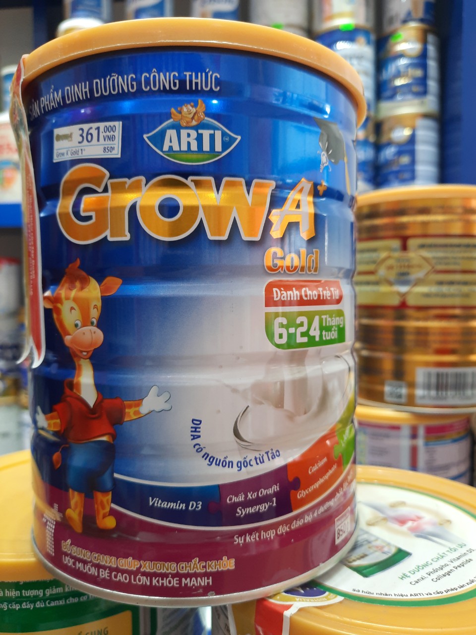 Sữa arti grow a+ 1+ 6-24 tháng- date 2024