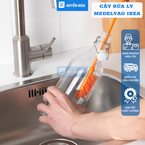 Cây rửa cốc chai lọ IKEA MEDELVAG