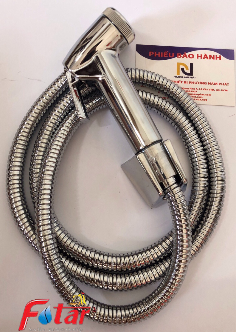 [HCM]Bộ Vòi Xịt Vệ Sinh Xịt Bồn Cầu và dây xịt và cài xịt VX23 Fotar XỊT CÒ XI RĂNG CƯA