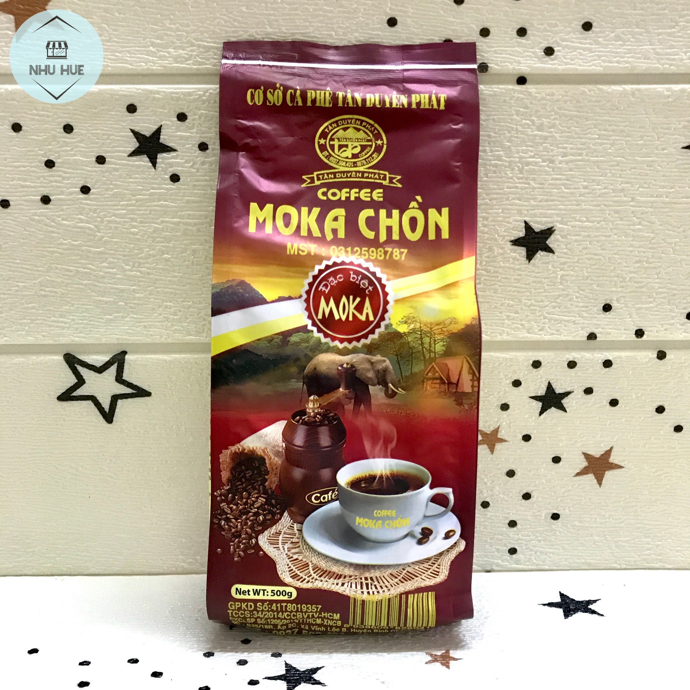 Cà phê moka chồn Tân Duyên Phát (túi 500g)
