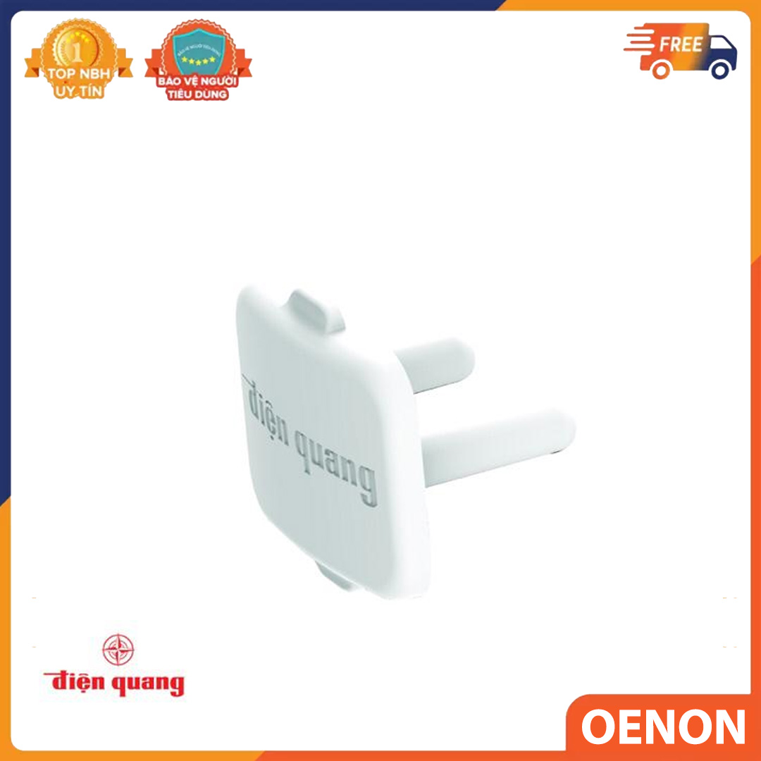 Túi 20 Cái Bịt ổ điện 2 chân Điện Quang chất liệu nhựa ABS, Nút che ổ điện an toàn cho Bé