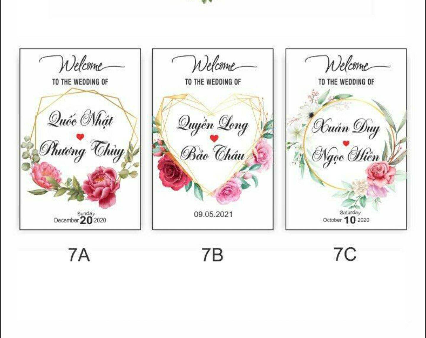 BẢNG CƯỚI LỄ VU QUY_LỄ THÀNH HÔN  TÊN CÔ DÂU CHÚ RỂ TRANG TRÍ ĐÁM CƯỚI