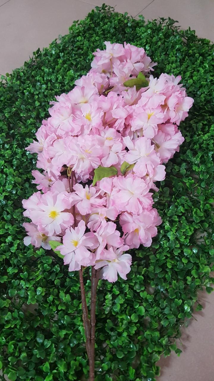 set 20 cành hoa anh đào- (Bông dày , kt 90cm , chất liệu hoa mềm, giống thật 99%)