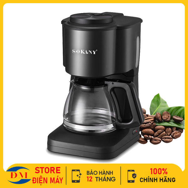 Máy pha cafe sokany sk-124 - máy pha cà phê espresso -máy pha cà phê gia đình văn phòng công suất lớn 800w .giúp pha nhanh tiết kiệm điện .van chống nhỏ giọt, thiết kế sang trọng, kiểu dáng hiện đạị .an toàn sử dụng ,dễ dàng vệ sinh