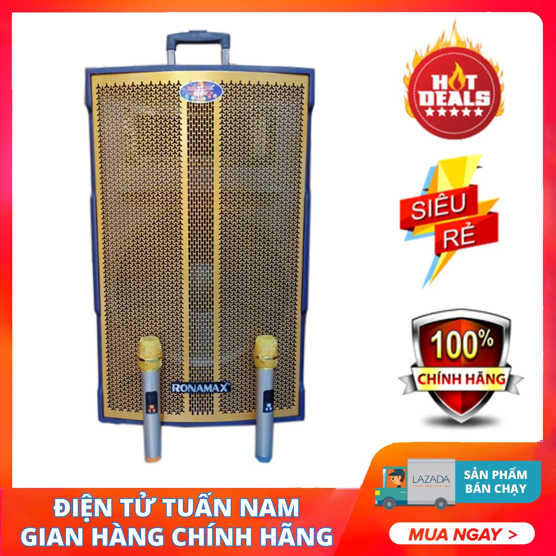 Loa kéo di động ronamax kr15 4.5 tấc - âm thanh cực khủng chơi nhạc cực đã