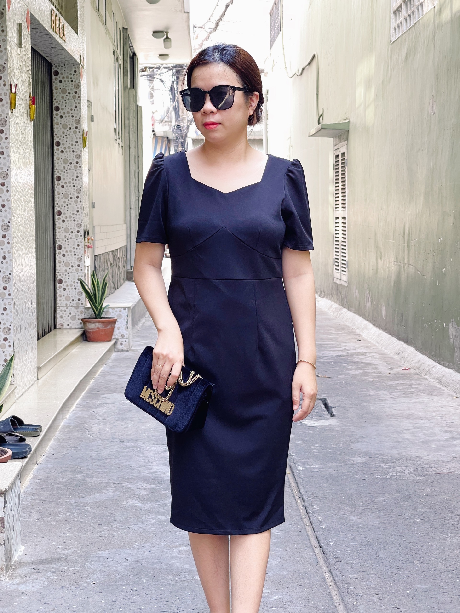 Đầm trung niên nữ , dự tiệc, tặng mẹ sang trọng