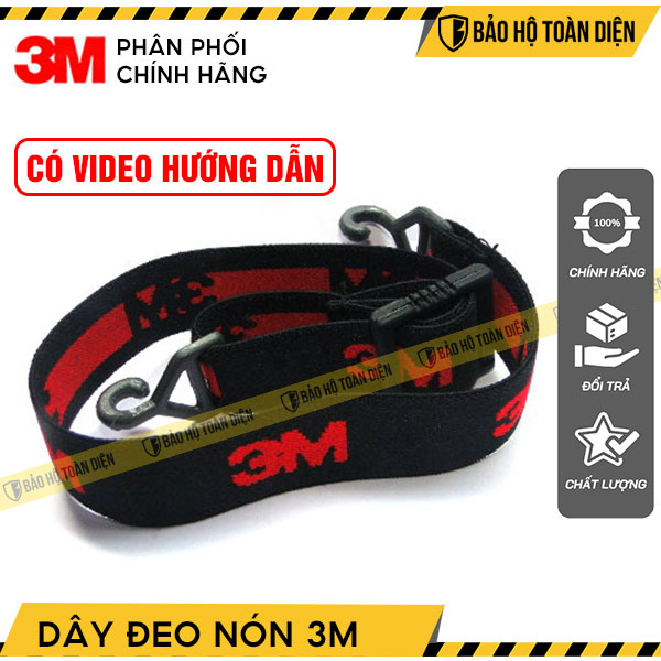[Chính Hãng] Dây đeo nón 3M _ Mềm mại , dễ thao tác