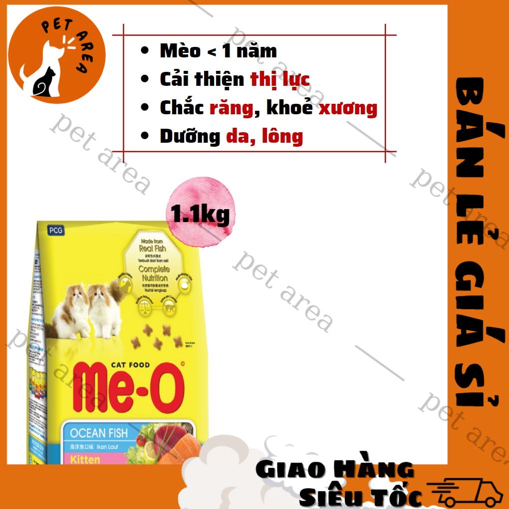 Hạt mèo con meo kitten gói 1.1kg, thức ăn cho mèo con