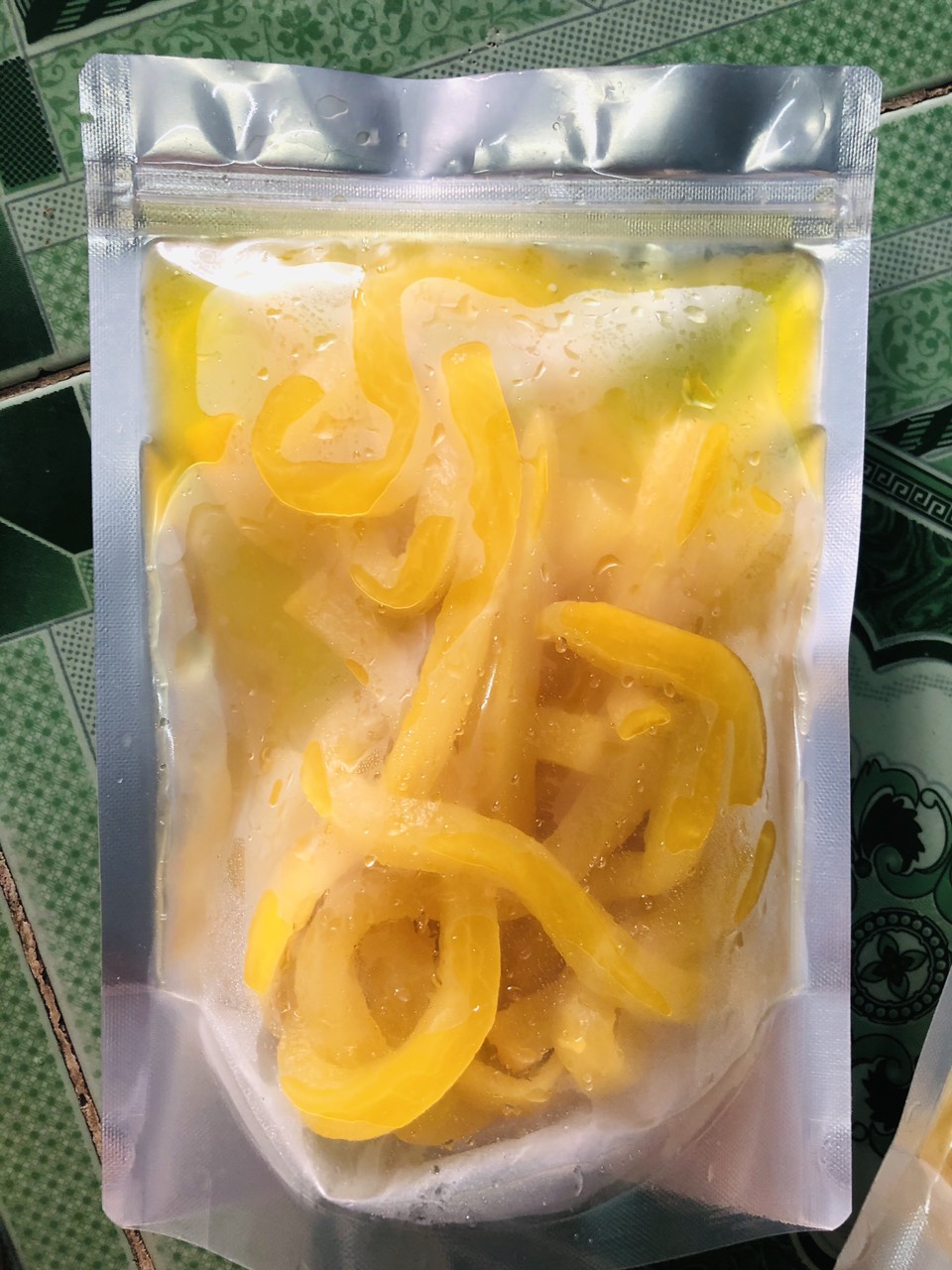 500g củ cải vàng làm ghimbab cắt sợi - doanvat_hangduong