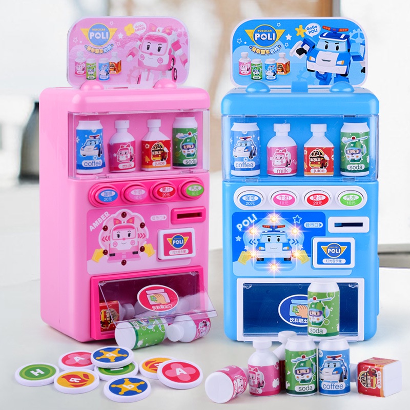 Đồ chơi máy bán nước tự động trẻ em bbs. đồ chơi máy bán hàng thông minh cho bé trai bé gái