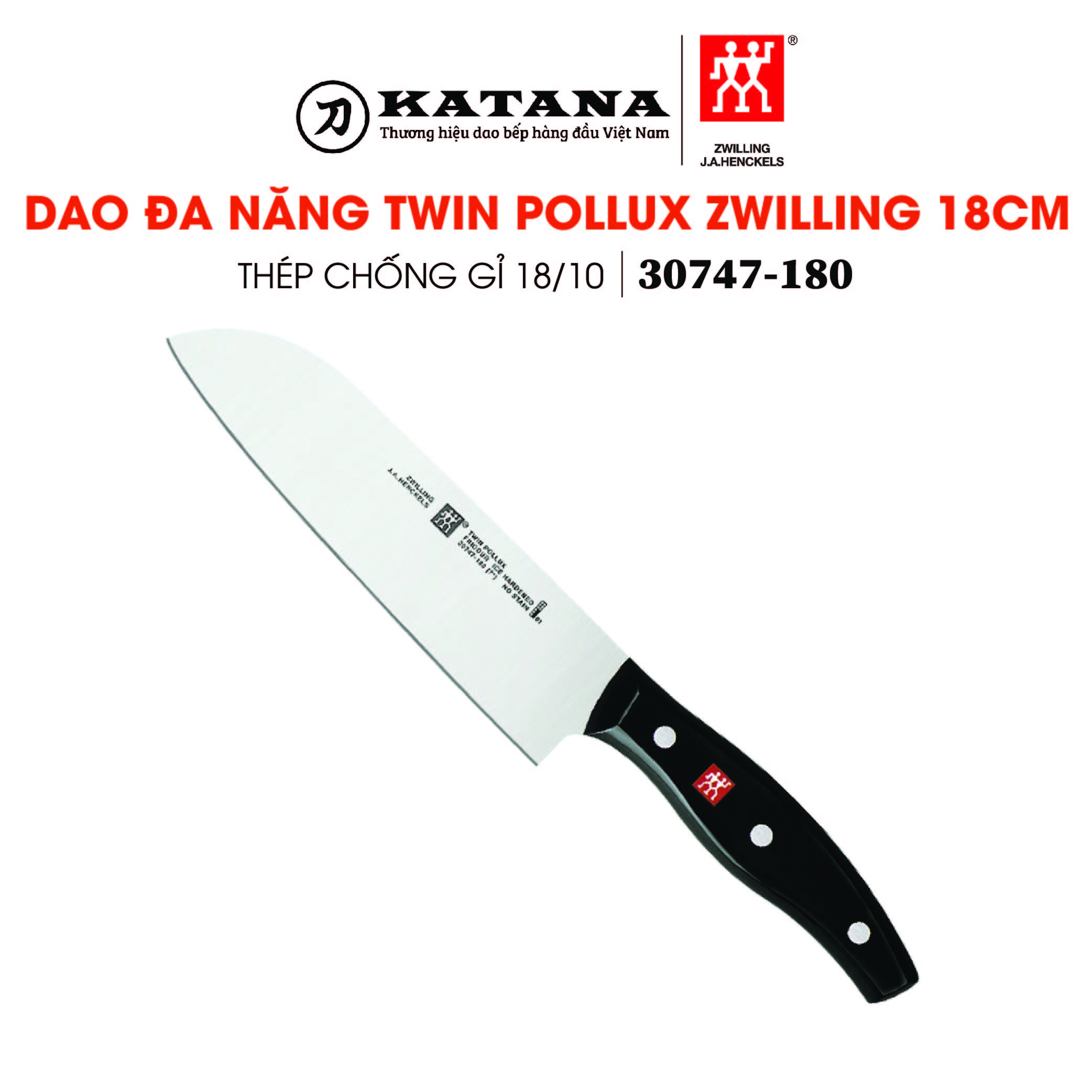 Zwilling - dao đa năng twin pollux - 18cm