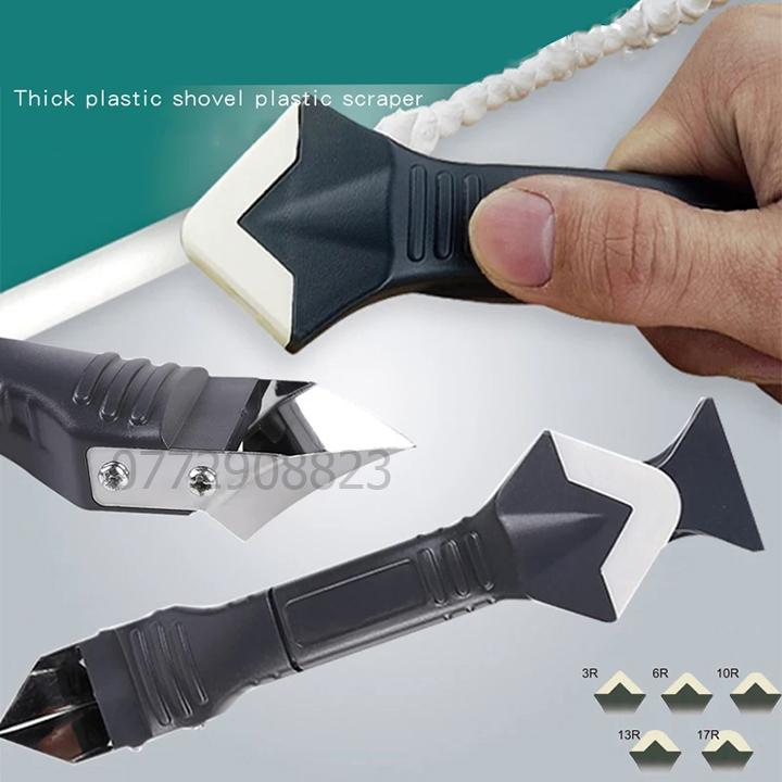 [HCM]Bộ dụng cụ cạo tuốt miết chỉnh mạch keo silicon 3 trong 1