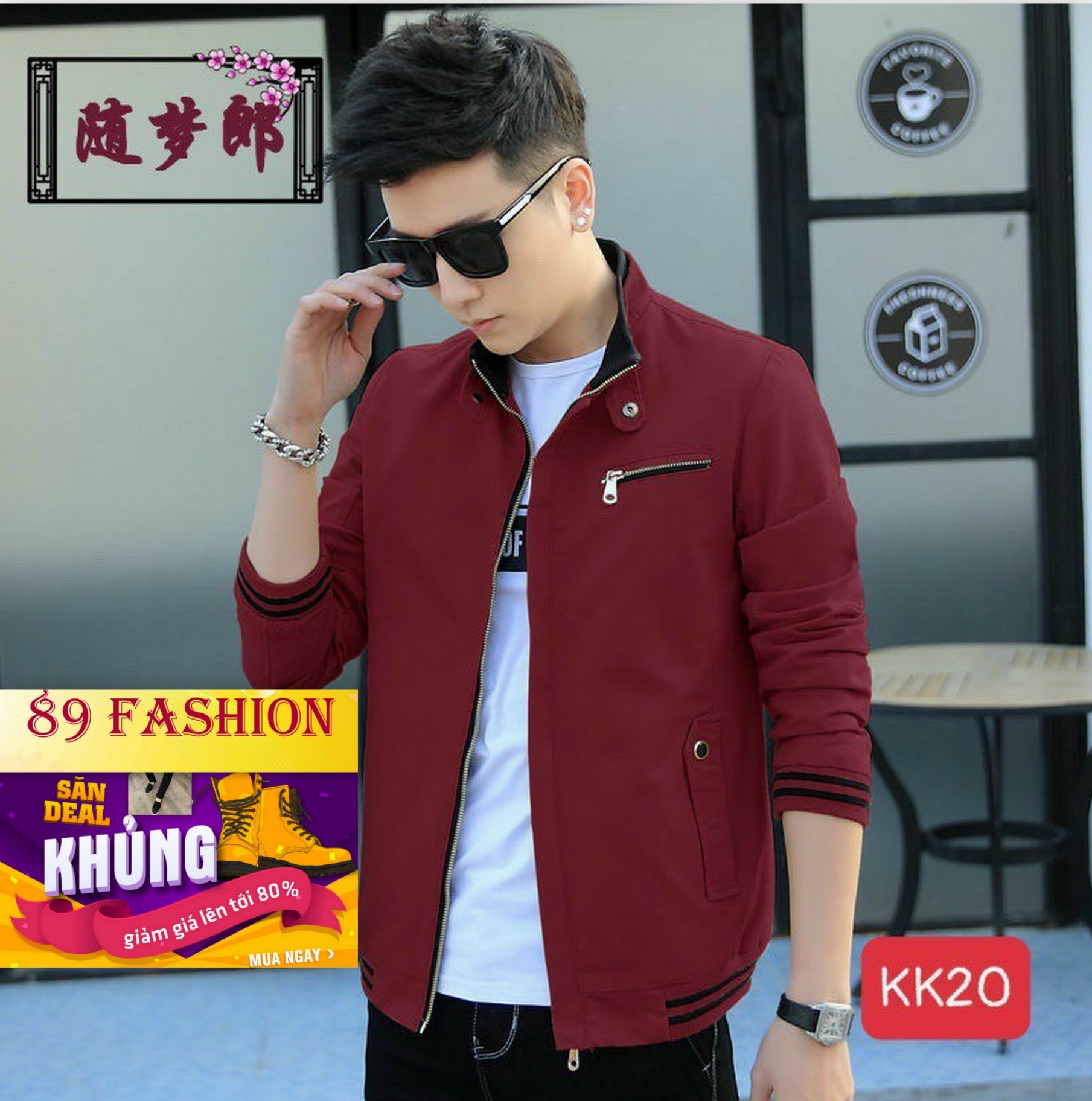 áo khoác kaki dù nam nữ cao cấp 89FASHION KVKK20 chất dù kaki cao cấp bao đẹp thiết kế đơn giản trẻ trung cá tính thời trang 89FASHION AN 0126