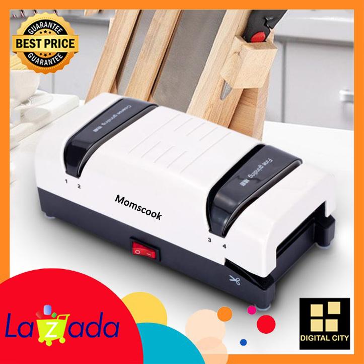 Máy mài dao kéo bằng điện Momscook - Tặng thêm 2 viên đá mài cao cấp - Bỏa hành 12 tháng
