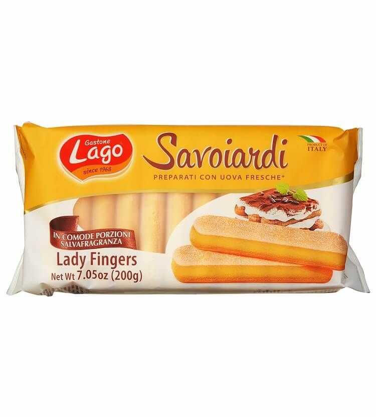Bánh quy xốp Savoiardi Gaston Lago, bánh Lady Fingers, bánh Samba của Ý gói 200g