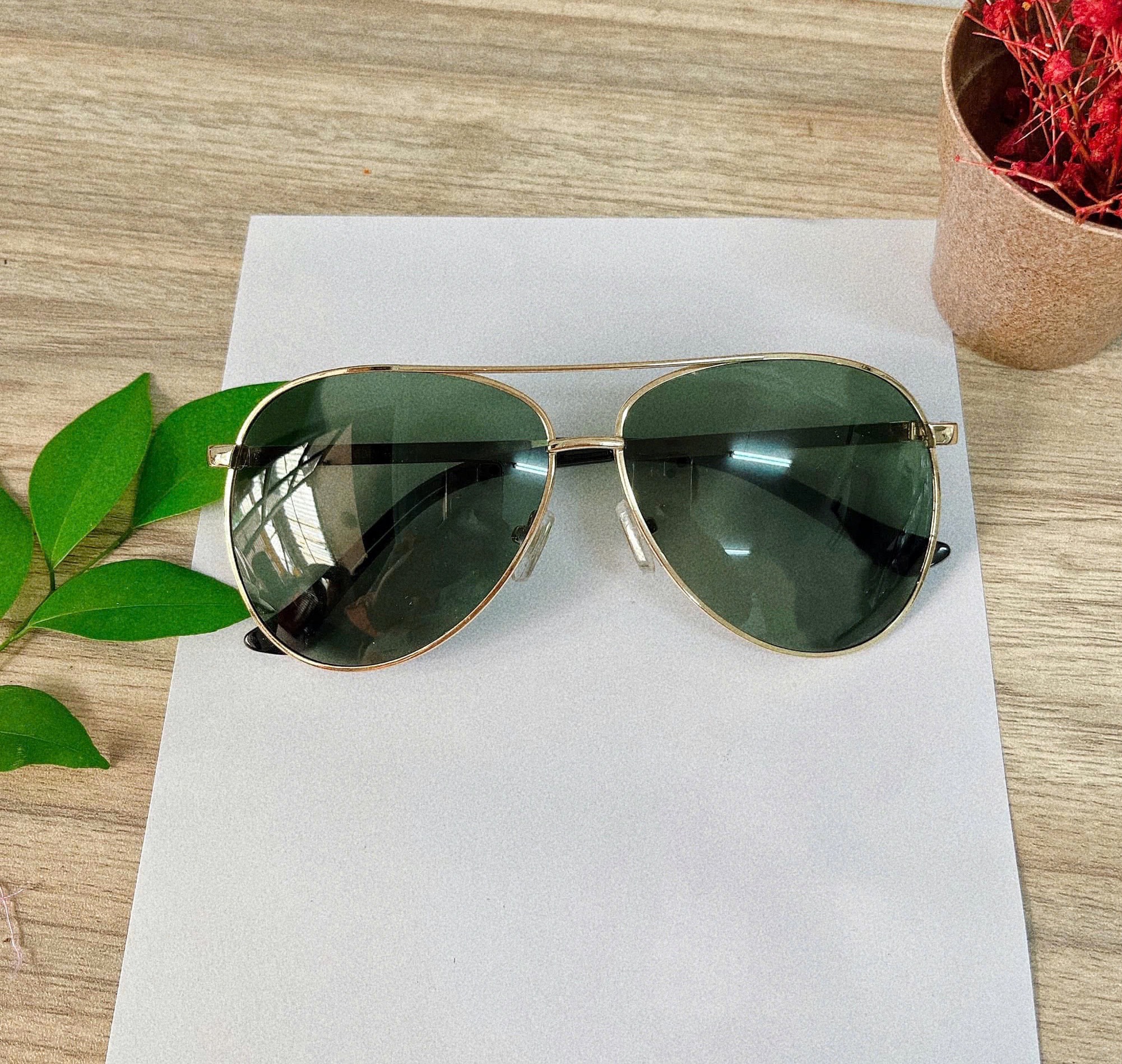 Mắt Kính Râm Nam Thời Trang Kiểu Dáng Phi Công Tròng Phân Cực Chống Tia Uv Chống Nắng