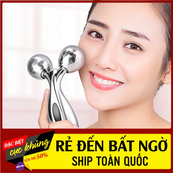 Cây lăn massage 3d trẻ hóa da mặt và thon gọn toàn thân