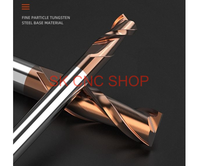 Mũi dao phay Kim loại 2 ME - ENDMILL - HRC55 - SK CNC SHOP