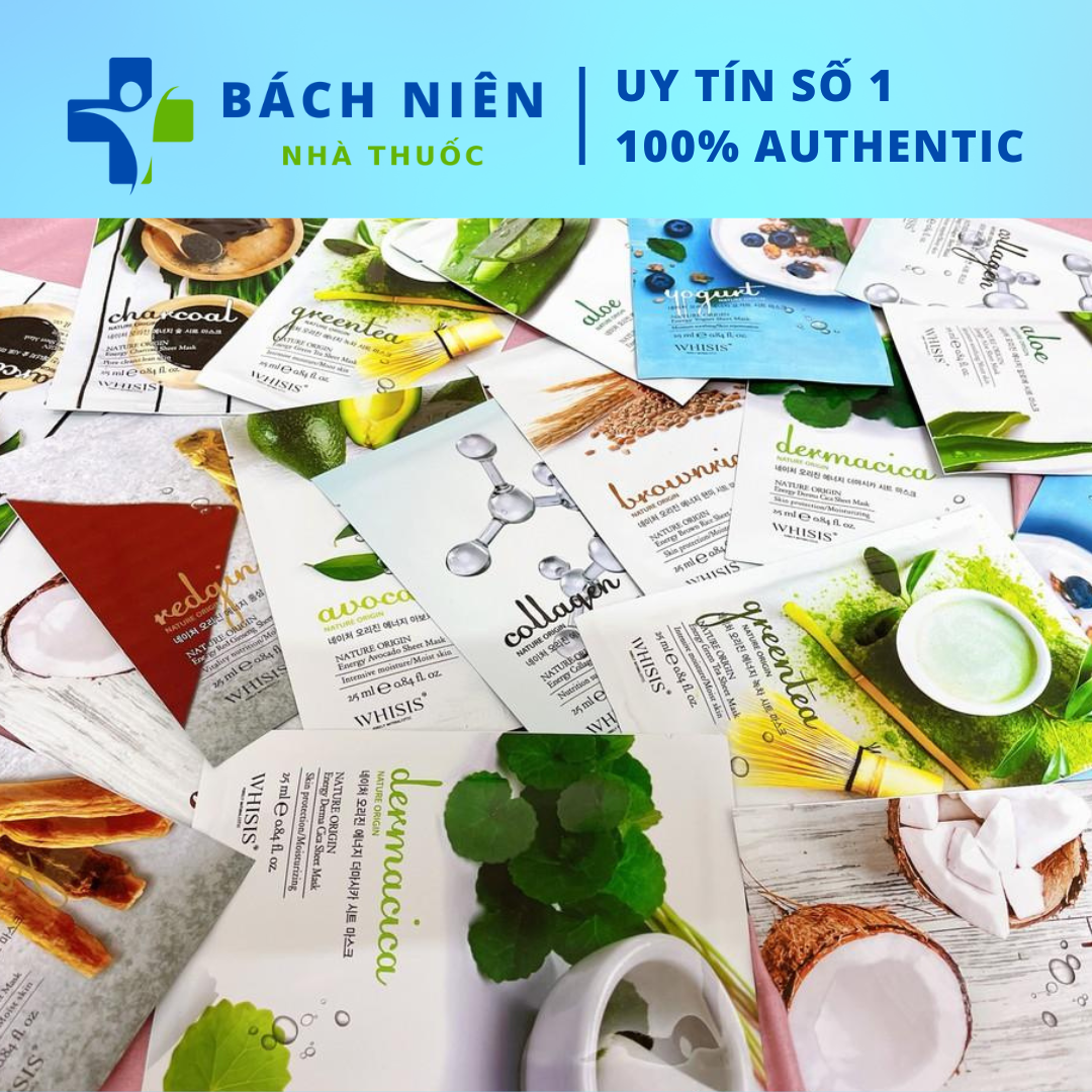 Mặt nạ Whisis trắng da - nâng cơ, Mặt nạ giấy Whisis Hàn Quốc chính hãng