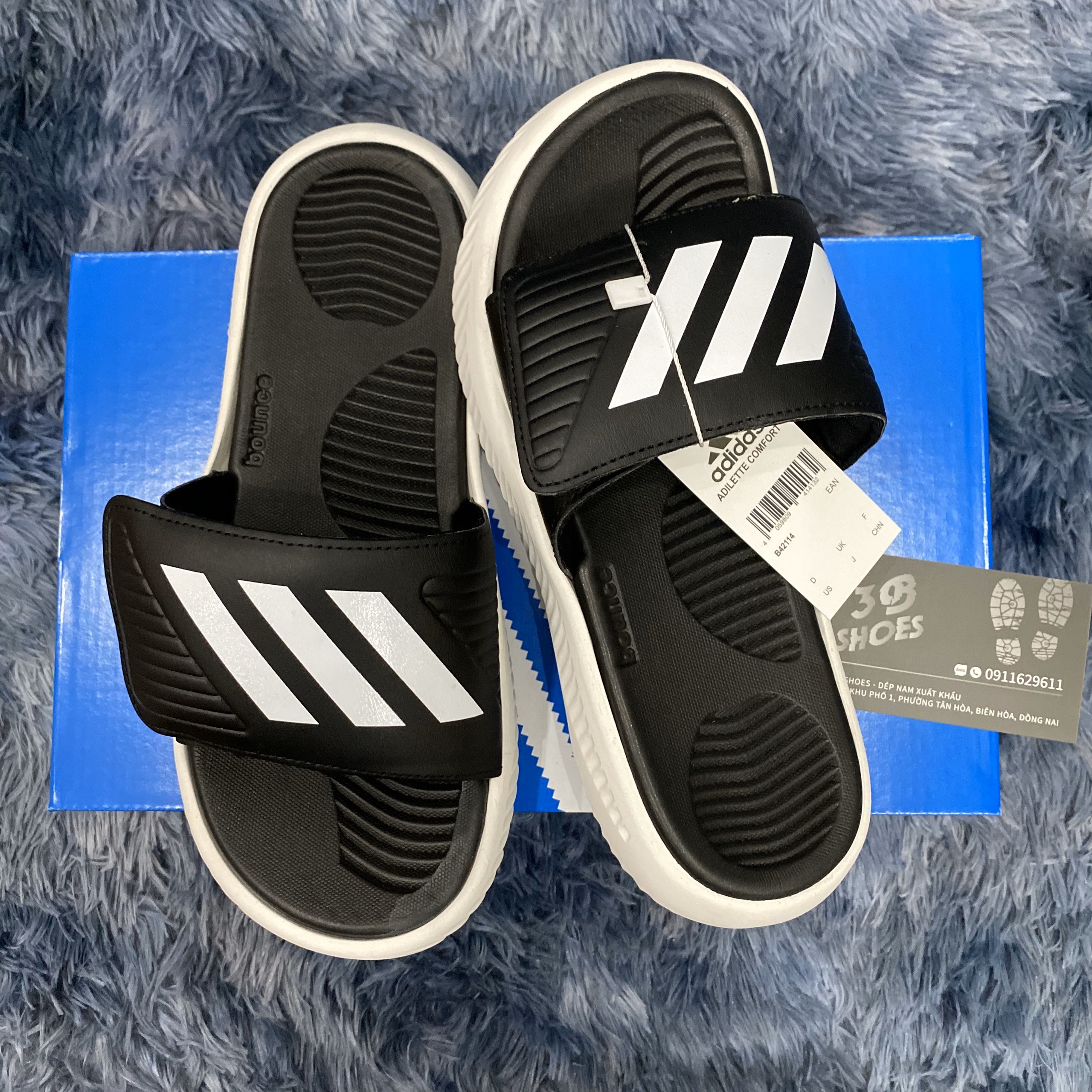 Dép nam adidas alphabounce siêu bền ❌freeship❌ siêu nhẹ fullbox bảo hành 6 tháng