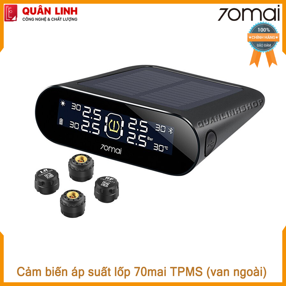Cảm biến áp suất lốp TPMS 70mai Lite Midriver T02 van ngoài