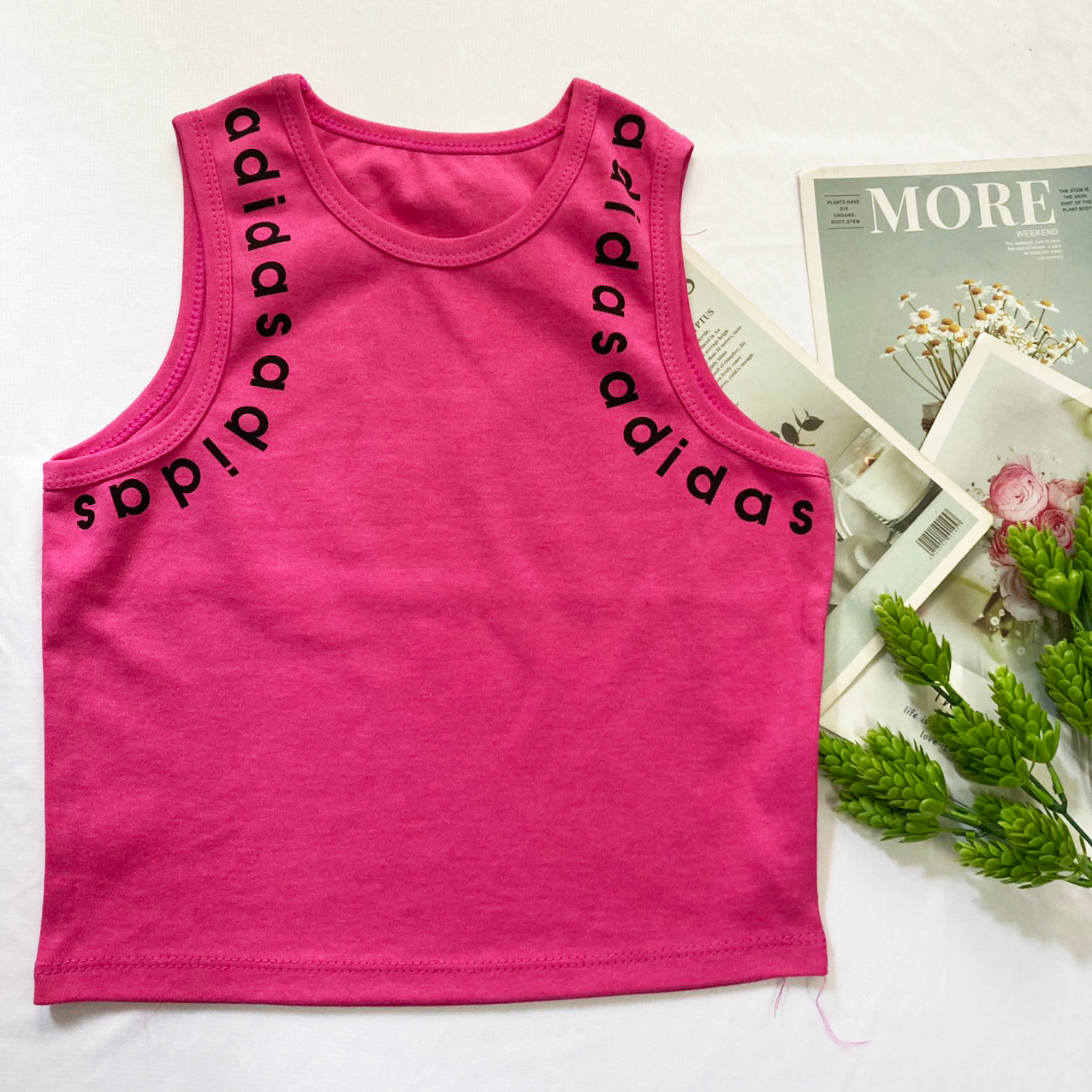 Áo Thun sát nách Nữ fom ôm freesize từ 30-40kg chất Borip dáng croptop in chữ - TOP29