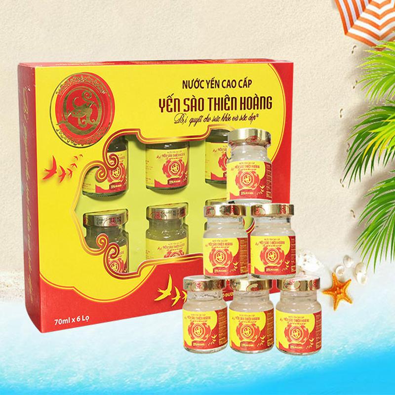 Combo 2 hộp yến thiên hoàng có đường 12% yến tự nhiên