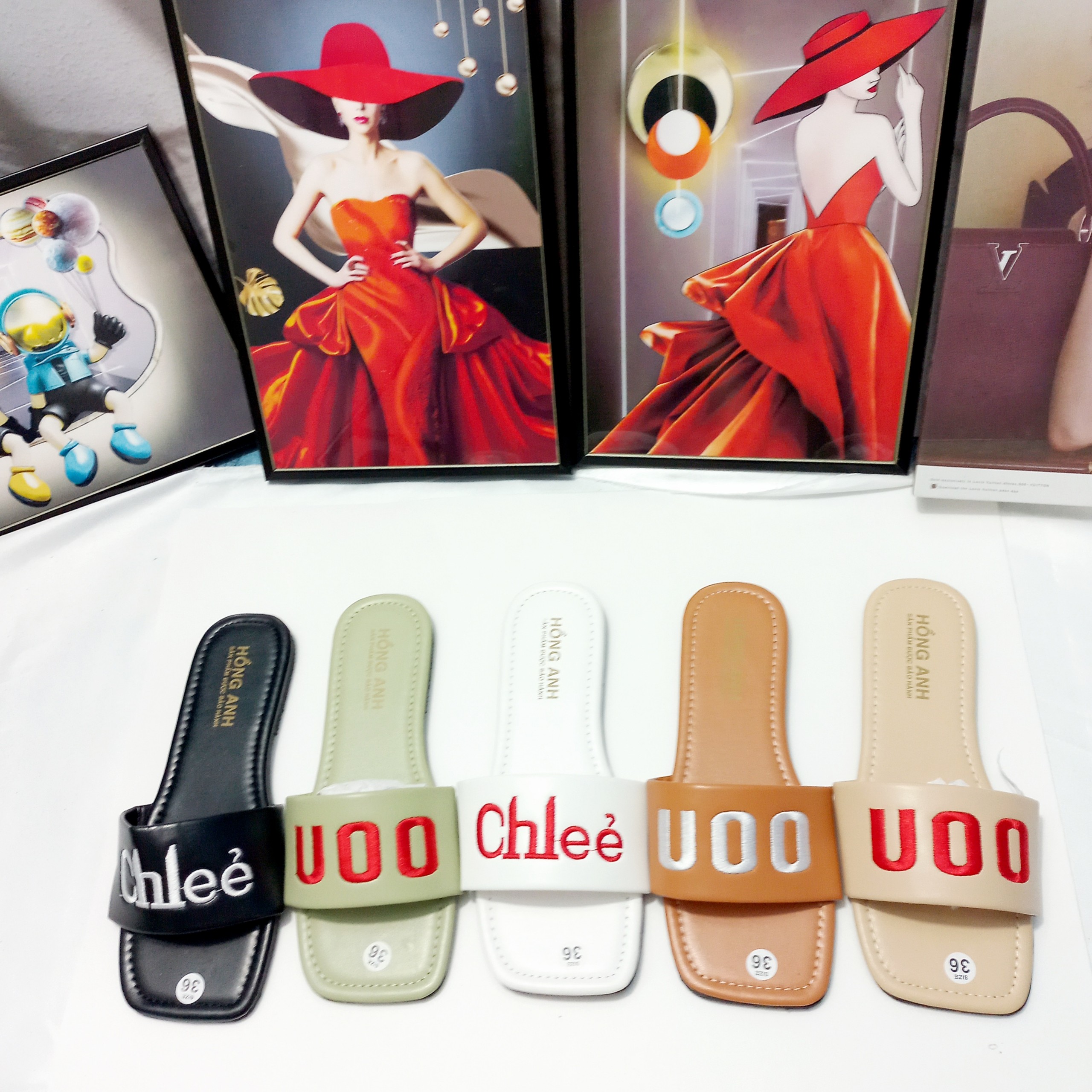 Dép lê nhiều màu uoo+ chee dln1 donavy