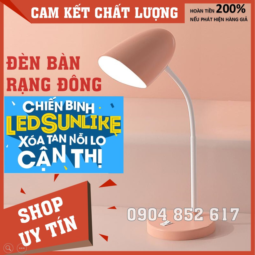 Đèn Học Chống Cận Rạng Đông, Công Nghệ Led Sunlike, Hàng Chính Hãng.