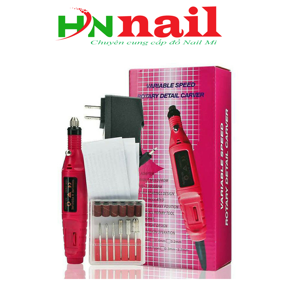 Máy mài móng mini chăm sóc trang trí móng làm đẹp nail shop HNnail