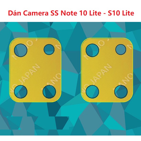 Dán cường lực Nano bảo vệ Camera Samsung Galaxy S10 Lite / Note 10 Lite dẻo 3 lớp nano trong suốt