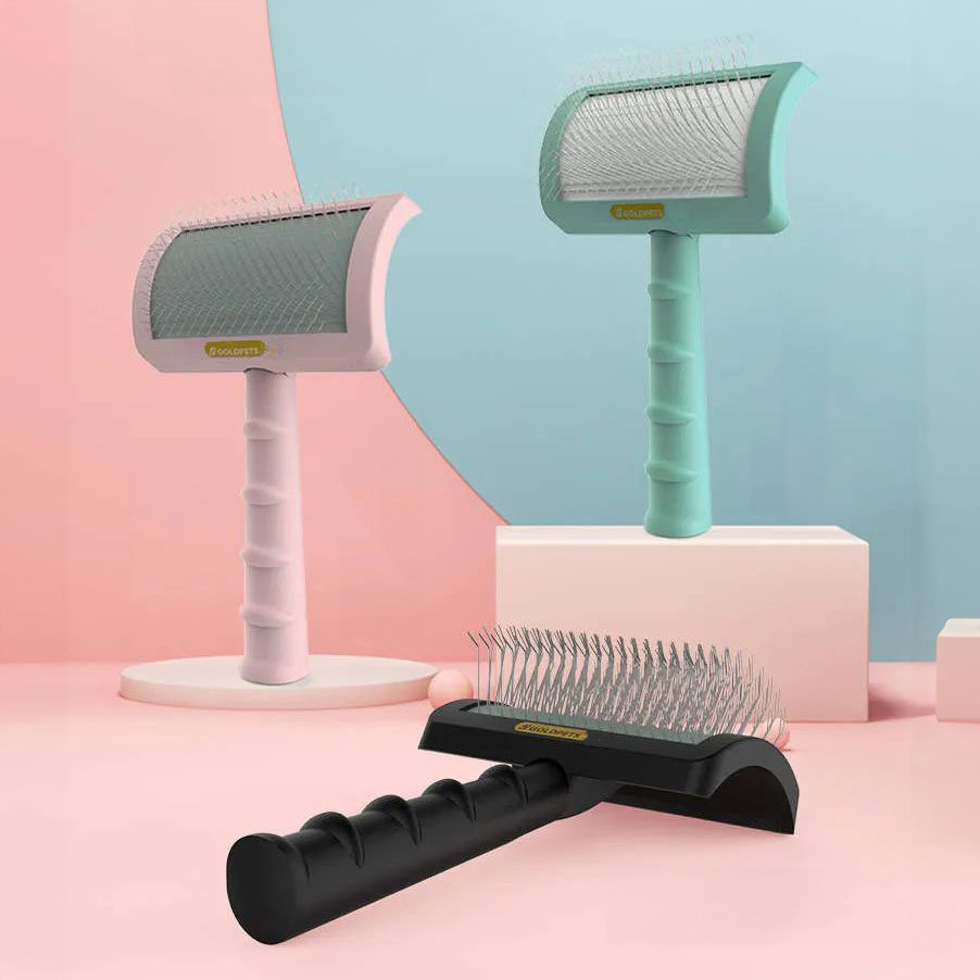 Lược cao cấp GoldPets đánh bông gỡ rối lông chuyên dùng SPA - Phụ kiện chó mèo Hà Nội