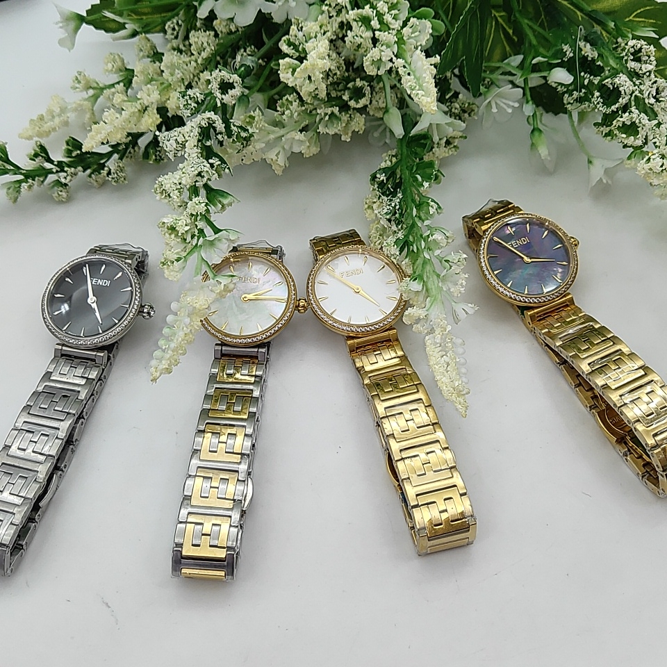 Đồng hồ nữ fendii viền đá mặt shaphia - việt dũng store