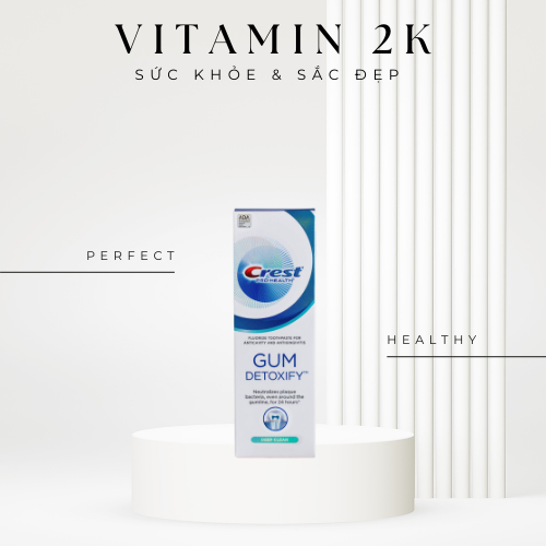 Kem đánh răng dưỡng trắng răng Crest Gum and Breath Purify Deep Clean 116g - Vitamin 2000