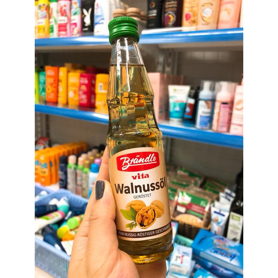 Dầu óc chó vita-walnussöl 100ml đức date t9/2024
