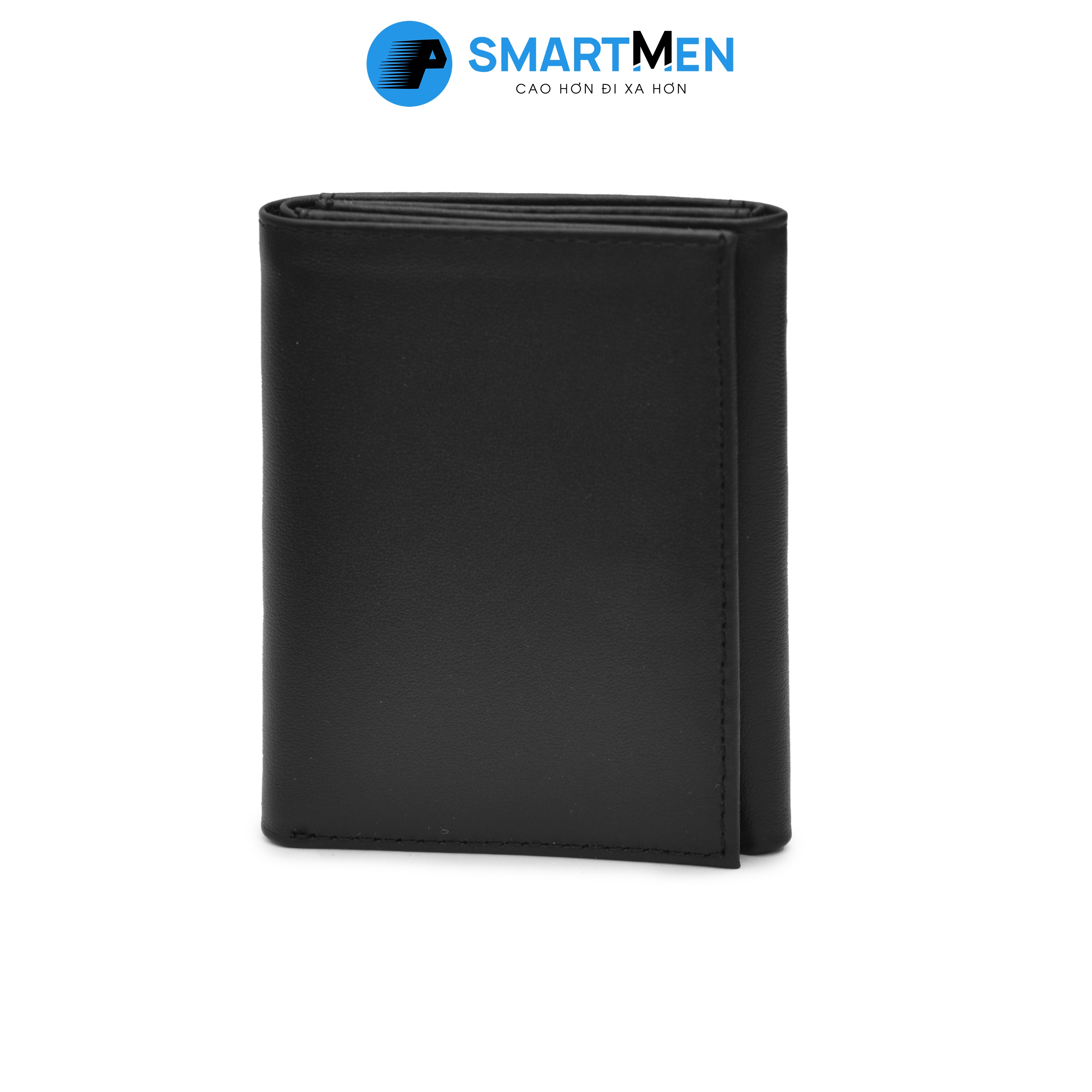 Ví cầm tay da bò smartmen màu đen vd-34