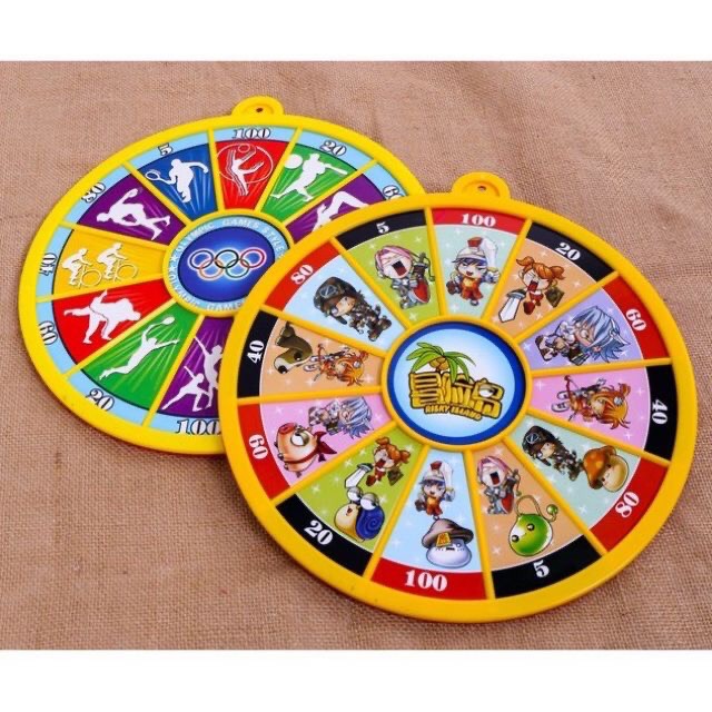 Bộ Ném Phi Tiêu Nam Châm 2 Mặt An Toàn Cho Bé ( Đường Kính 30cm )