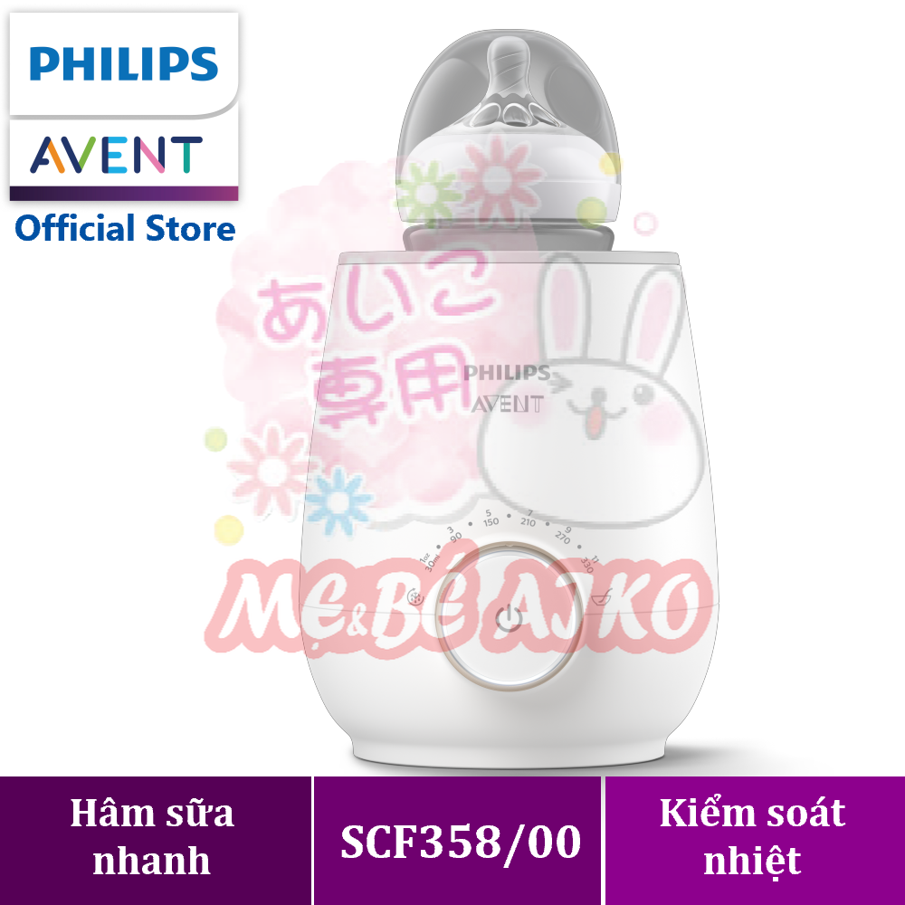 [Mẫu Mới Bảo Hành 24 Tháng] Máy hâm sữa và thức ăn Sunshine hiệu Philips Avent SCF358/00 (Hâm sữa nhanh)