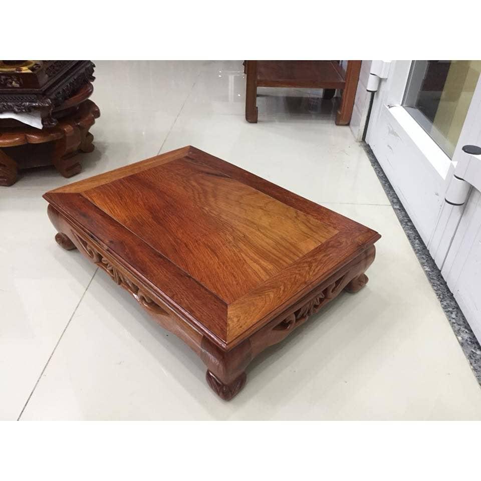 Bàn osin gỗ hương, kích thước ngang 25 x  dài 35 x 12cm
