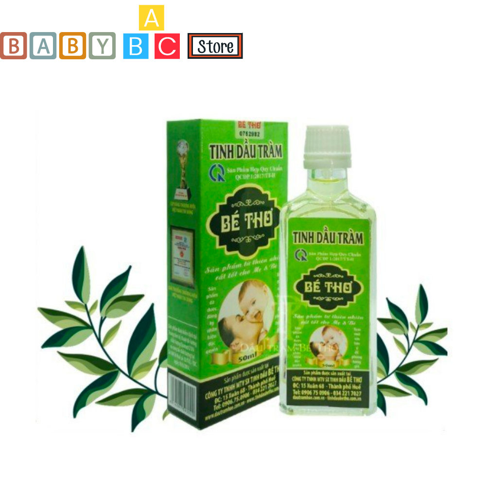 Dầu tràm cho bé dầu tràm bé thơ tinh dầu tràm huế chai 50 ml