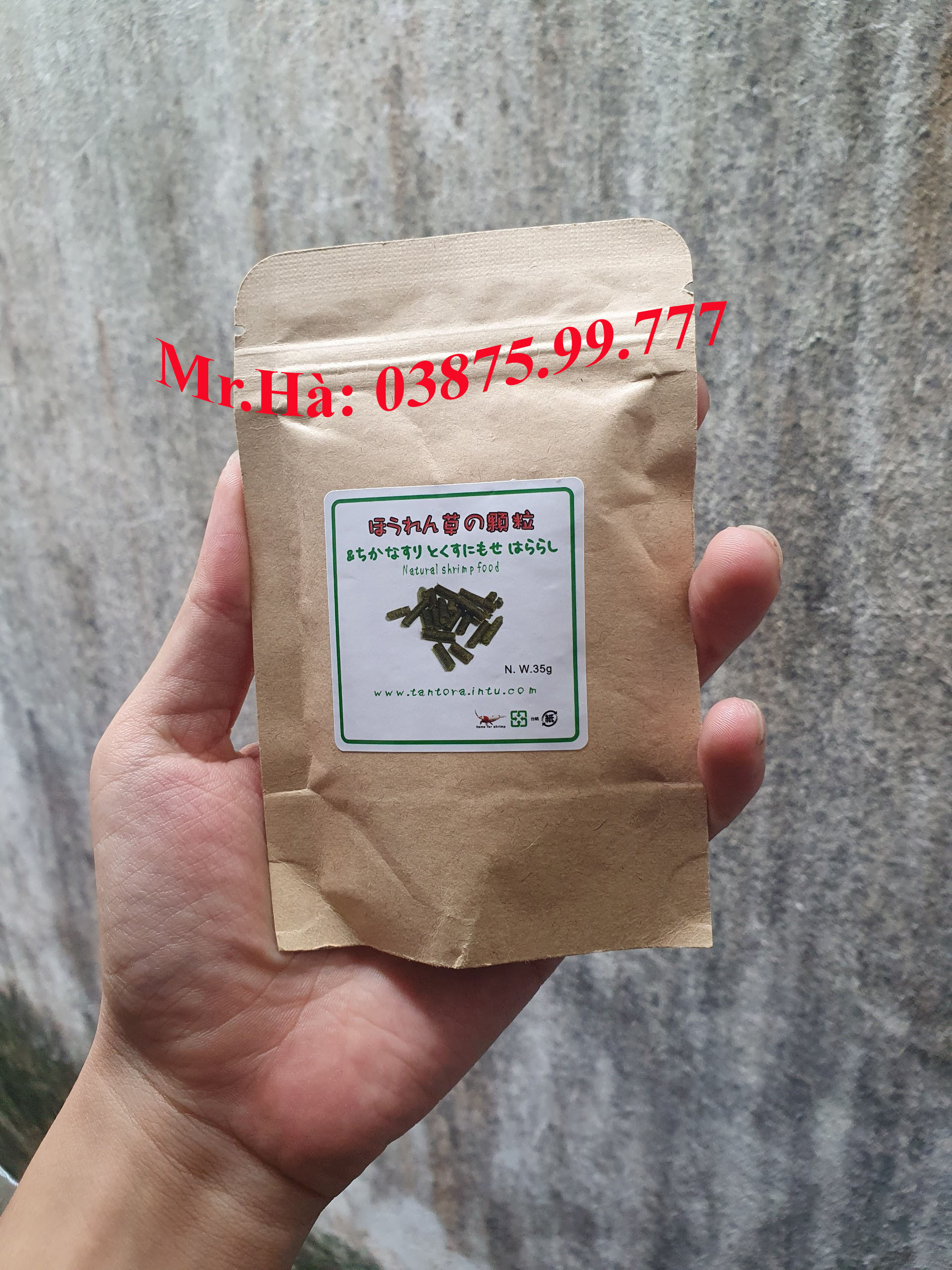 Thức ăn cho tép viên rau BINA xuất xứ Nhật Bản