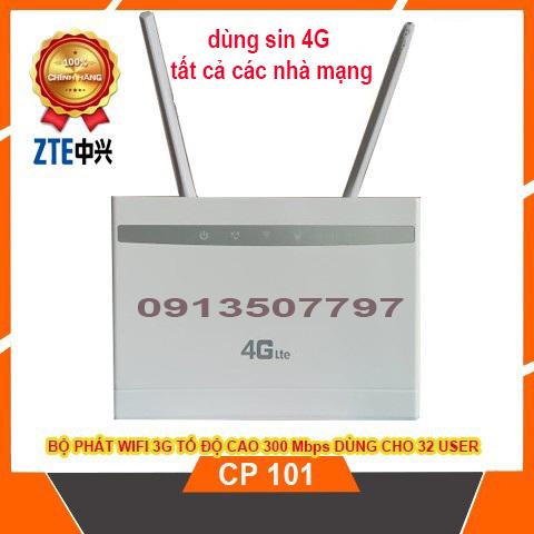 Bộ phát wifi 4g zte cp101 - hàng chính hãng, tốc độ 300mbps - cp101 - cp101