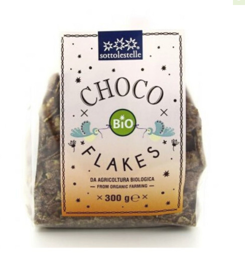Ngũ cốc hữu cơ bắp ngô socola Sottolestelle 300g