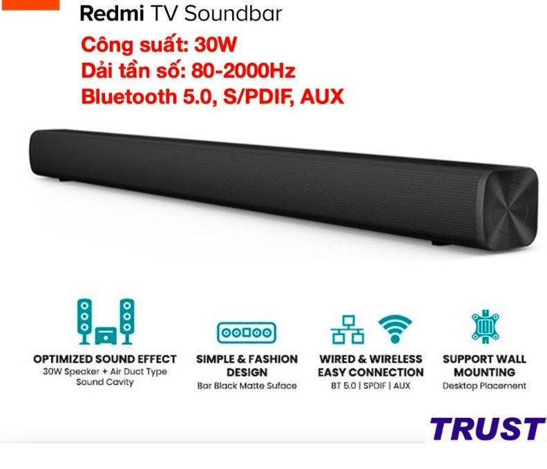 Hot Deals - Loa Thanh Bluetooth 5.0 Redmi TV Soundbar 30W - Full Box