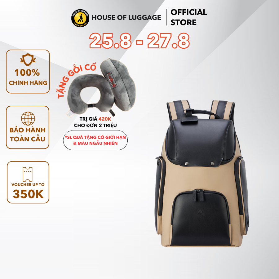 Balo laptop Peugeot Voyages DELSEY - PHÁP sản phẩm chính hãng bảo hành quốc tế