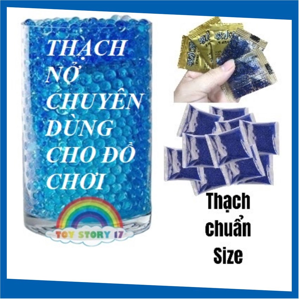 Thạch Nở - Hạt Nở - Thạch Phụ Kiện Chuyên Dùng - Nhiều Size 6mm 7mm 8mm 9mm 11mm Cho các Loại Đồ Chơi