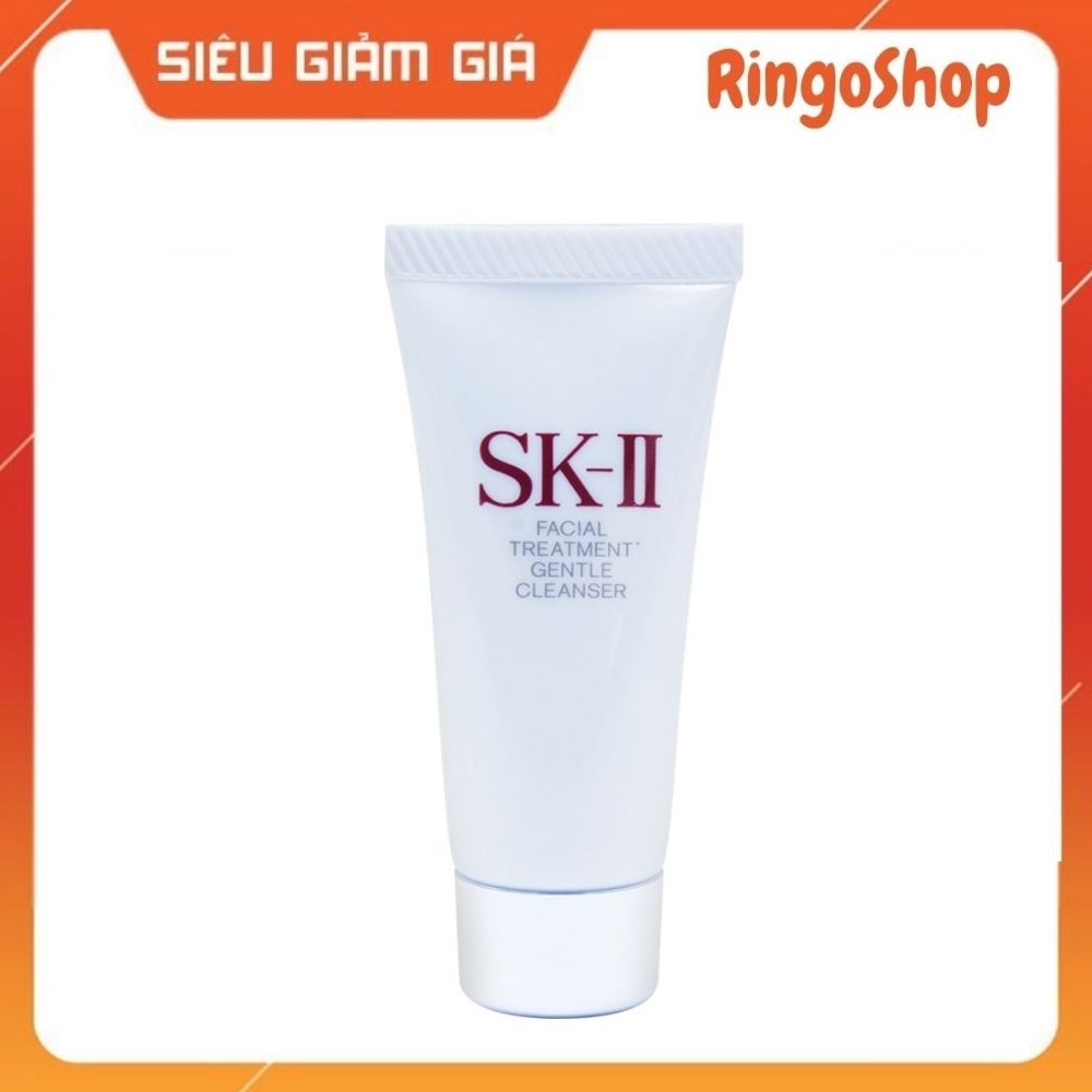 Sữa rửa mặt SKII facial treatment gentle cleanser mini 20g Nhật Bản srm sạch sâu cấp ẩm dịu nhẹ cho da