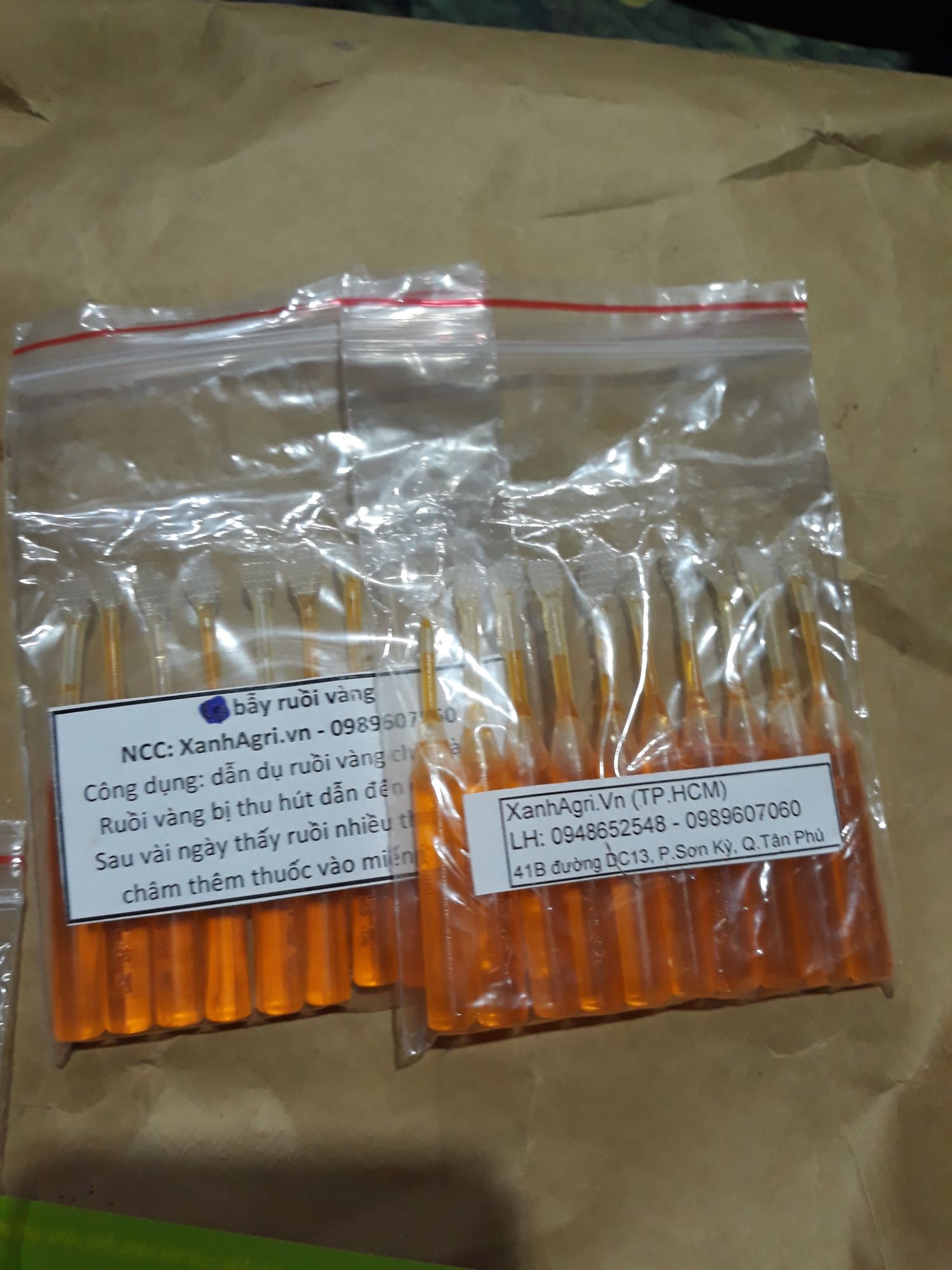 Chất dẫn dụ Ruồi vàng combo 20 ống tặng 1 ống