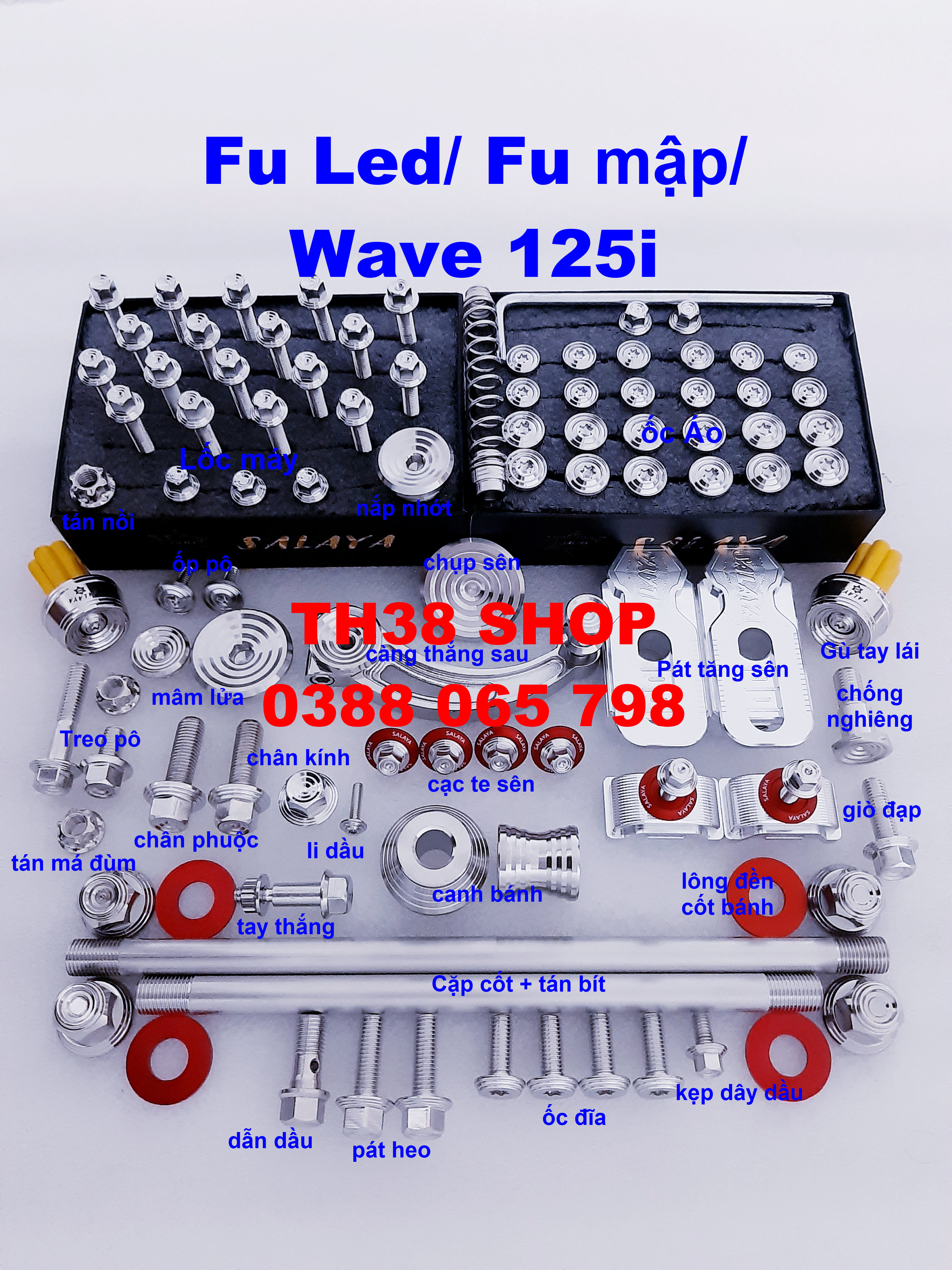 full ốc salaya future led/ fu mập/ wave 125i mẫu thái/fu led [hai lựa chọn bên dưới]